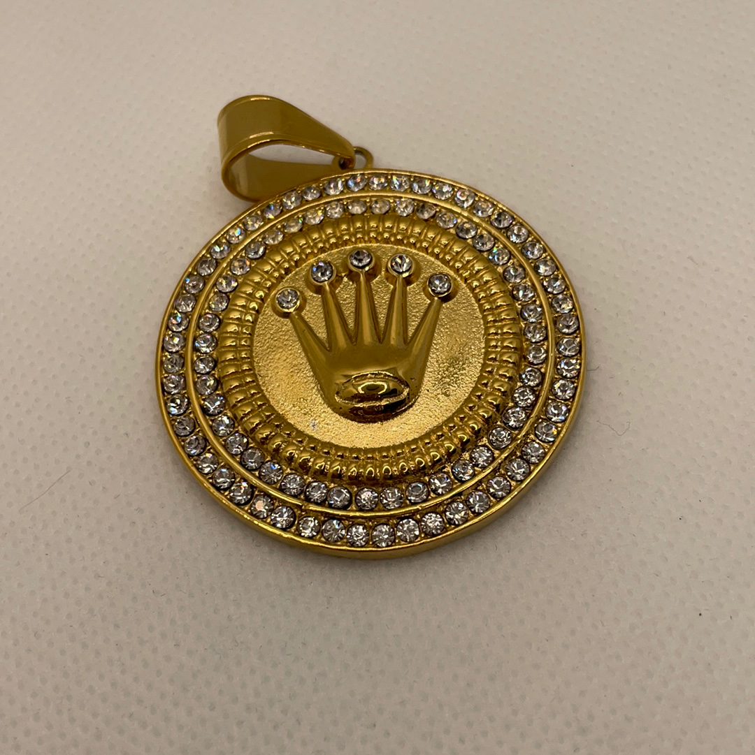 ਫੈਸ਼ਨੇਬਲ ਸੋਨੇ ਦੀ ਪਲੇਟ ਵਾਲੇ ਪੈਂਡੈਂਟ।