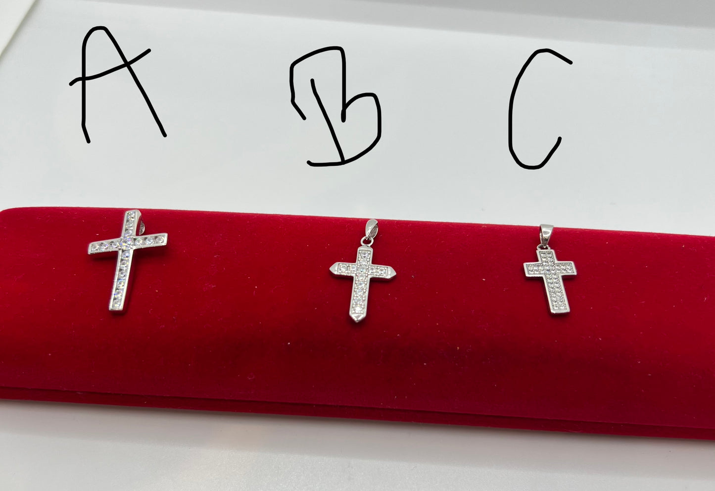 ਅਸਲੀ ਚਾਂਦੀ ਦੇ ਕਰਾਸ ਪੈਂਡੈਂਟ