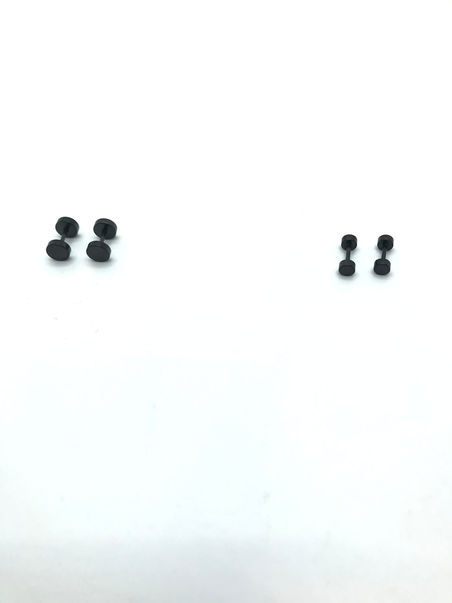 Stainless steel screw back studs(black color)