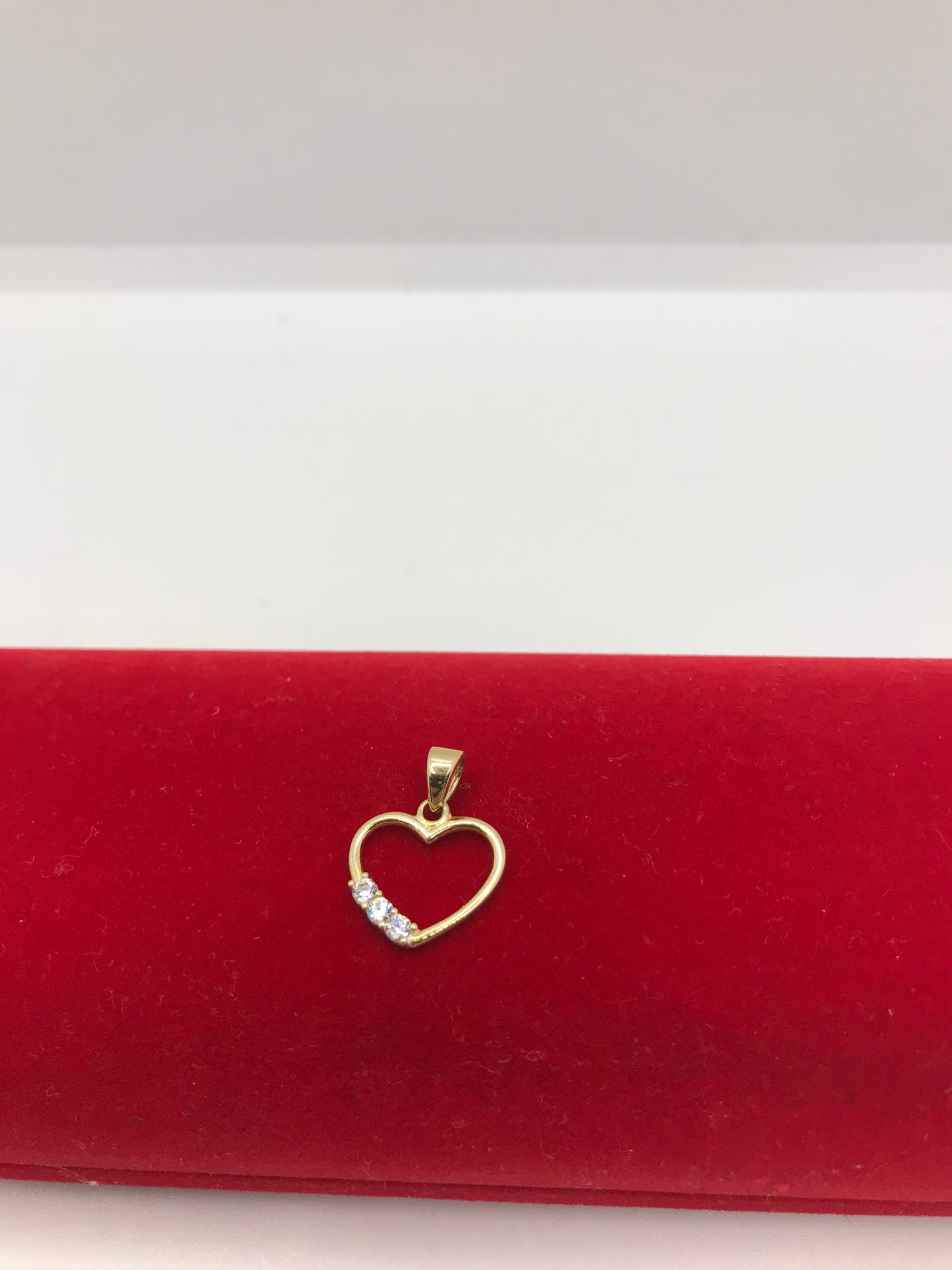 Pendentif coeur en or 10 carats