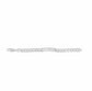 Real Silver cuban link ID Bracelet