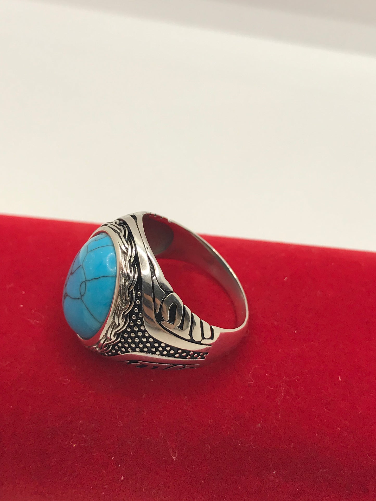 Sterling silver turquoise ring