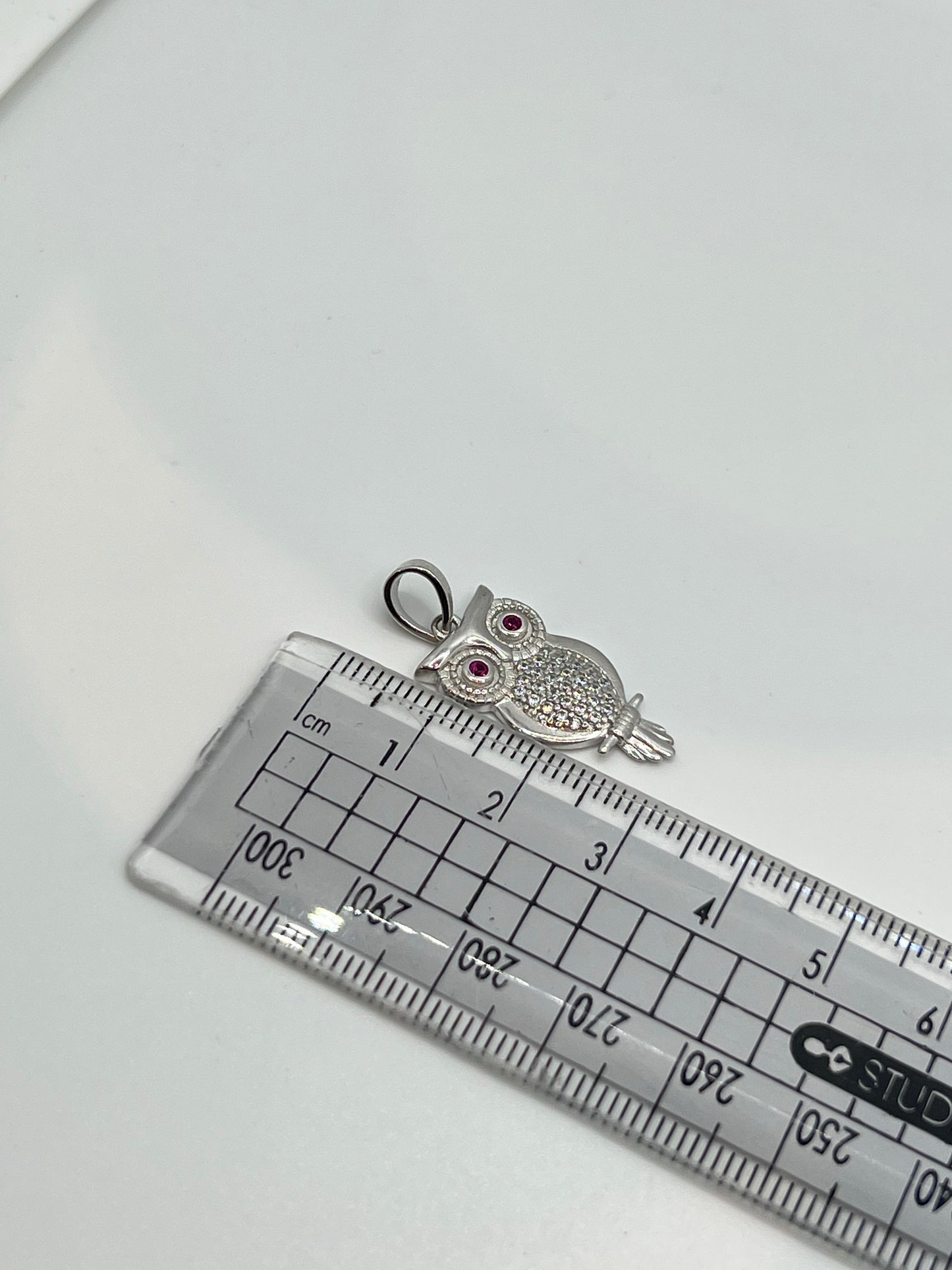 Pendentifs hibou en argent véritable