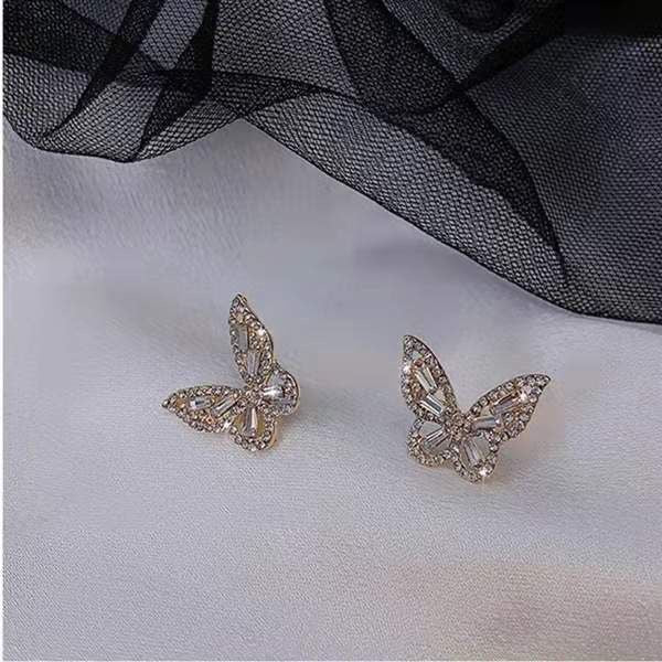Boucles d'oreilles fantaisie papillon