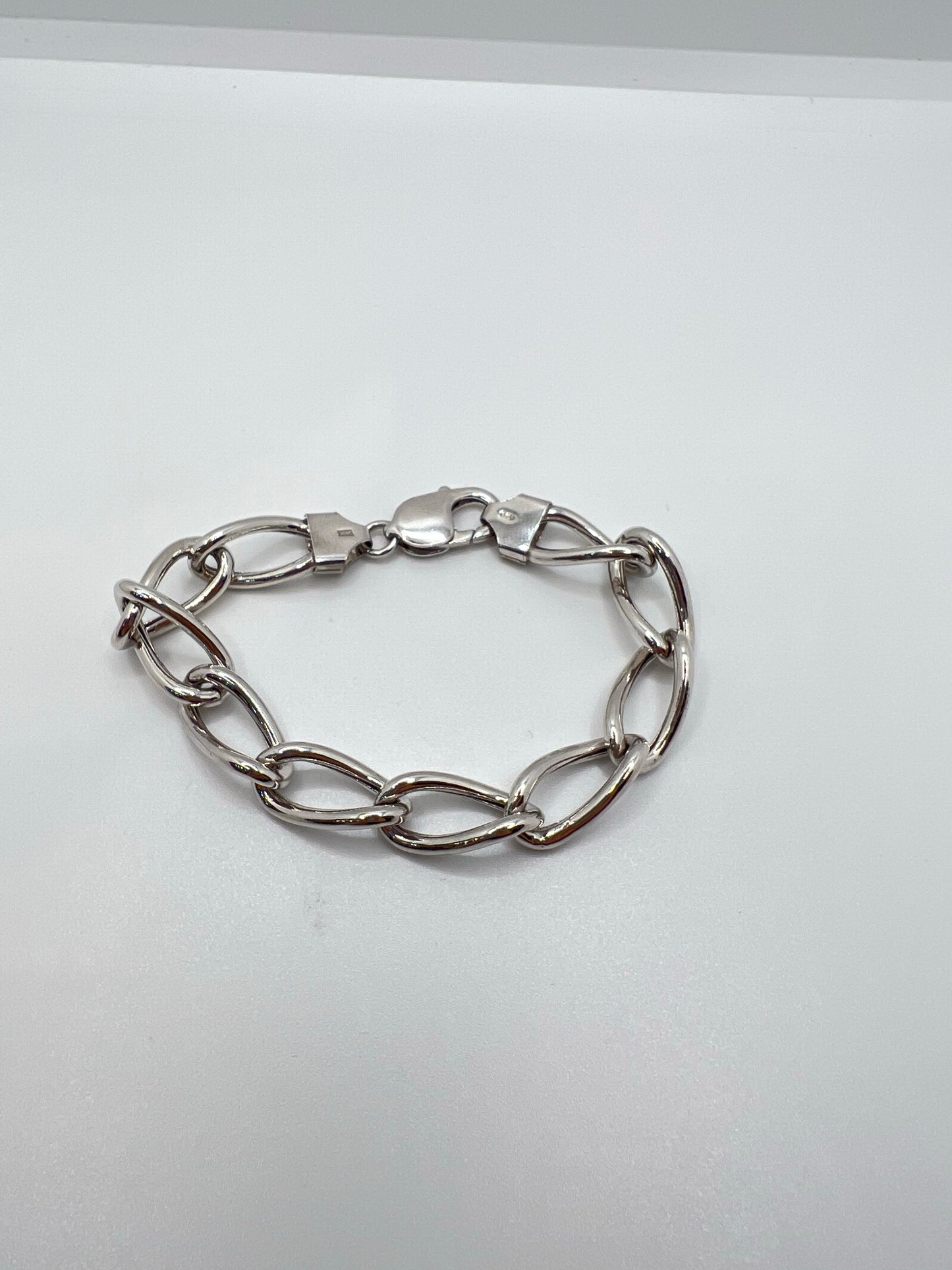 Real silver rhodium plated bracelets