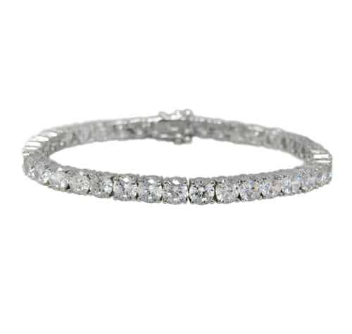Bracelet de tennis en argent sterling