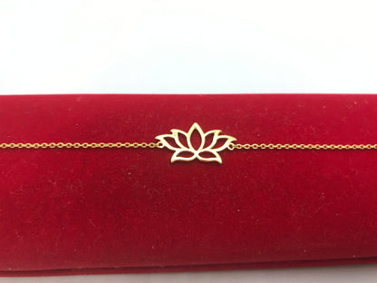 Bracelet en argent sterling rempli d'or