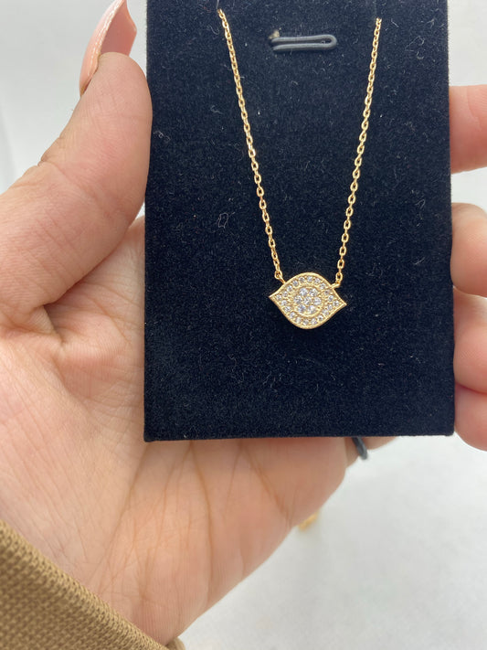 Collier élégant plaqué or