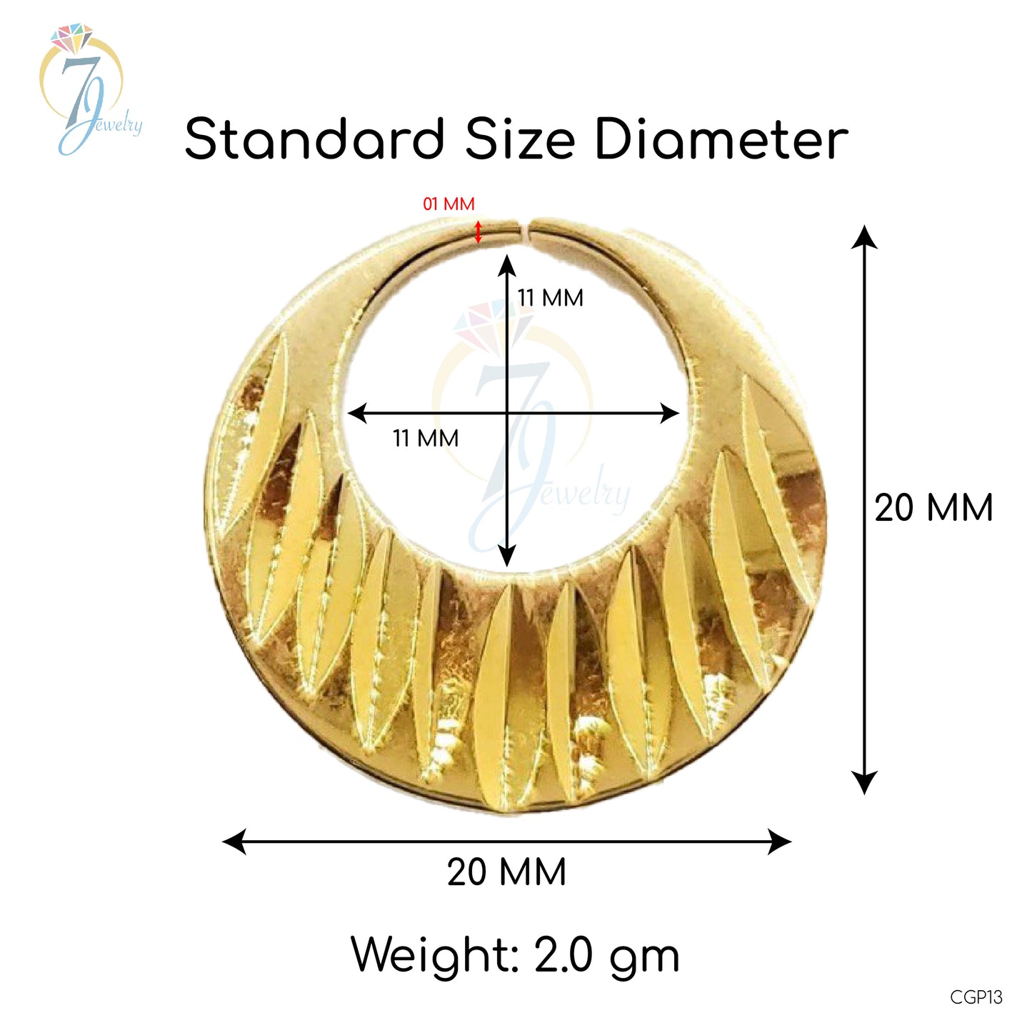 Boucles d'oreilles Nattiyan taille diamant