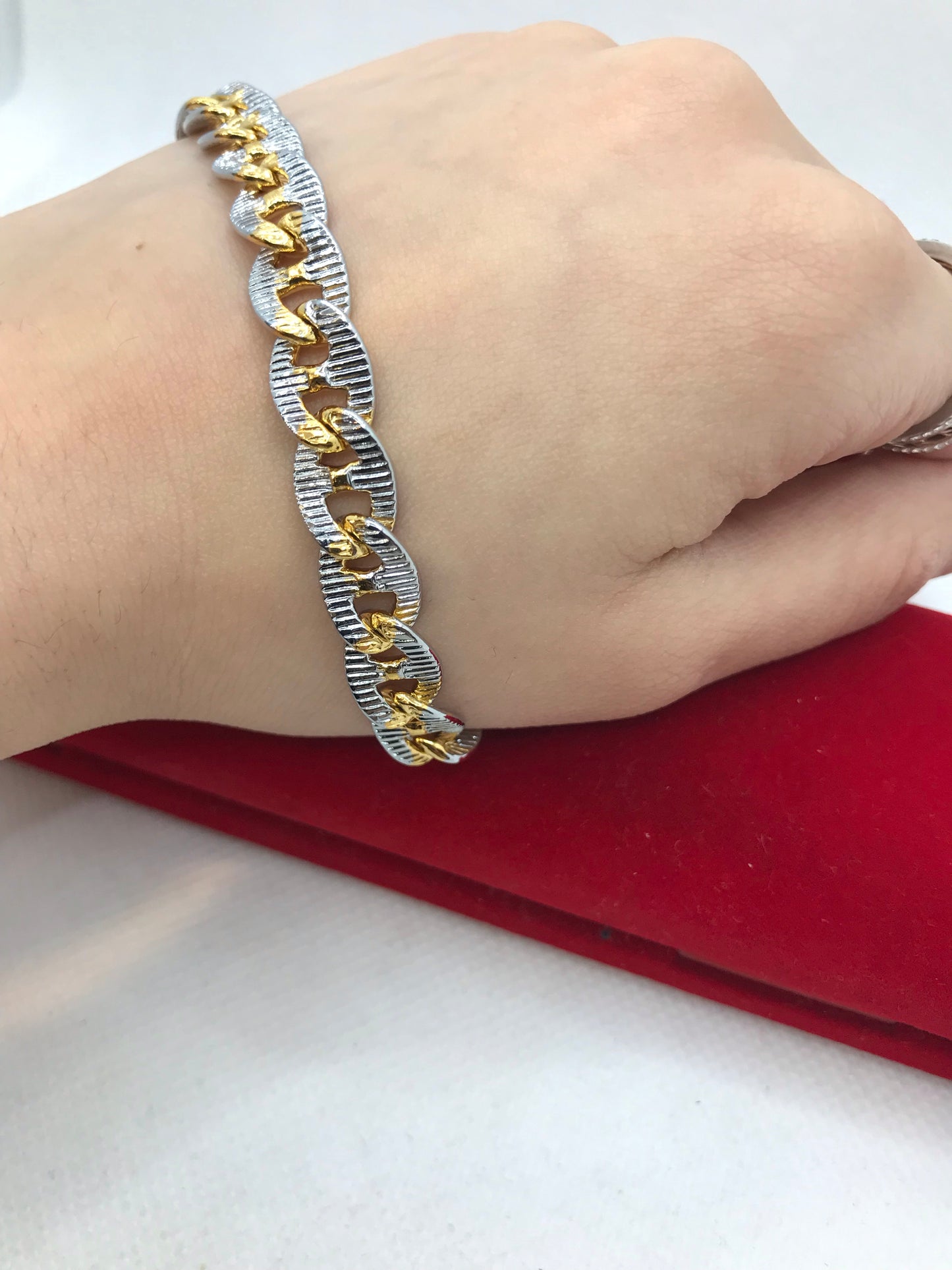 Gold Plated 2 tone Bracelet