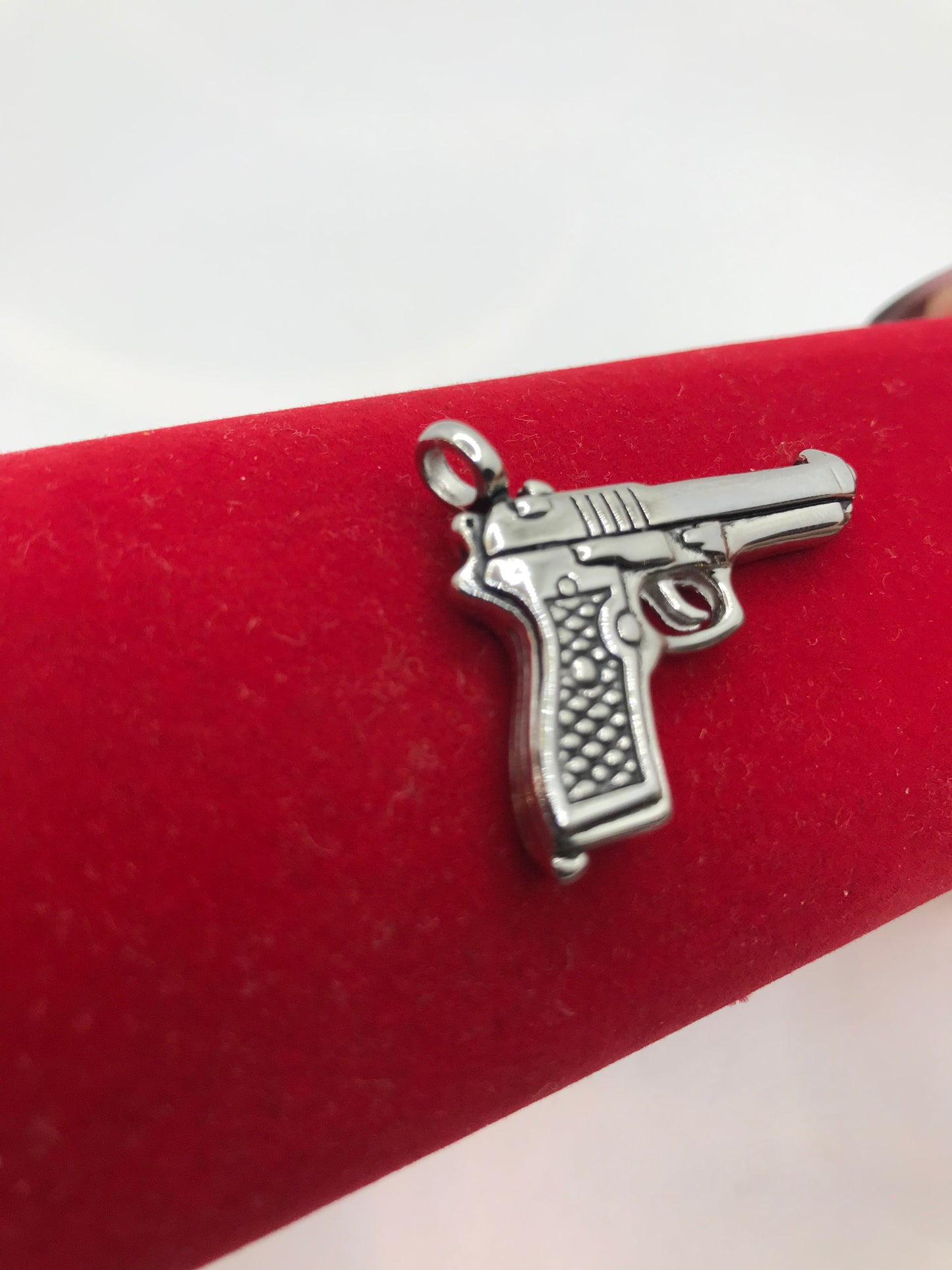 Stainless steel gun pendant