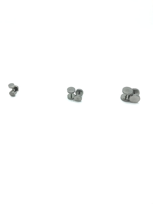 Stainless steel screw back studs(silver color)