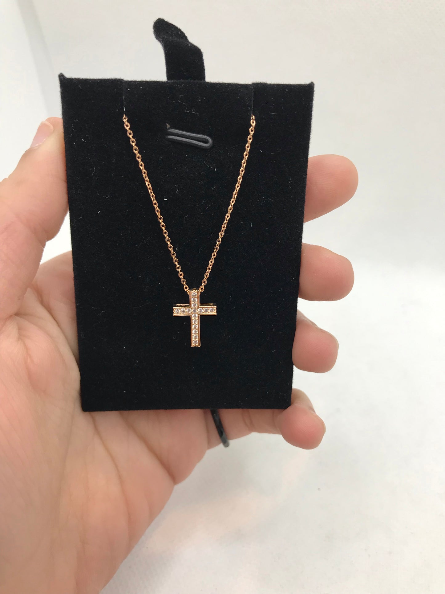 Gold plated cross necklaces