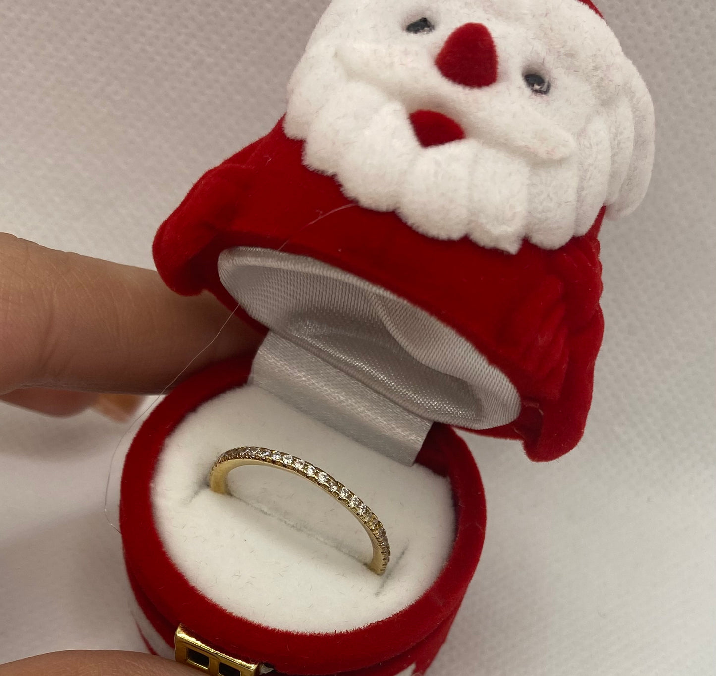 Bague d'éternité complète en argent véritable