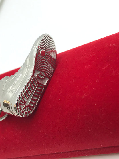 Pendentif chaussure en acier inoxydable