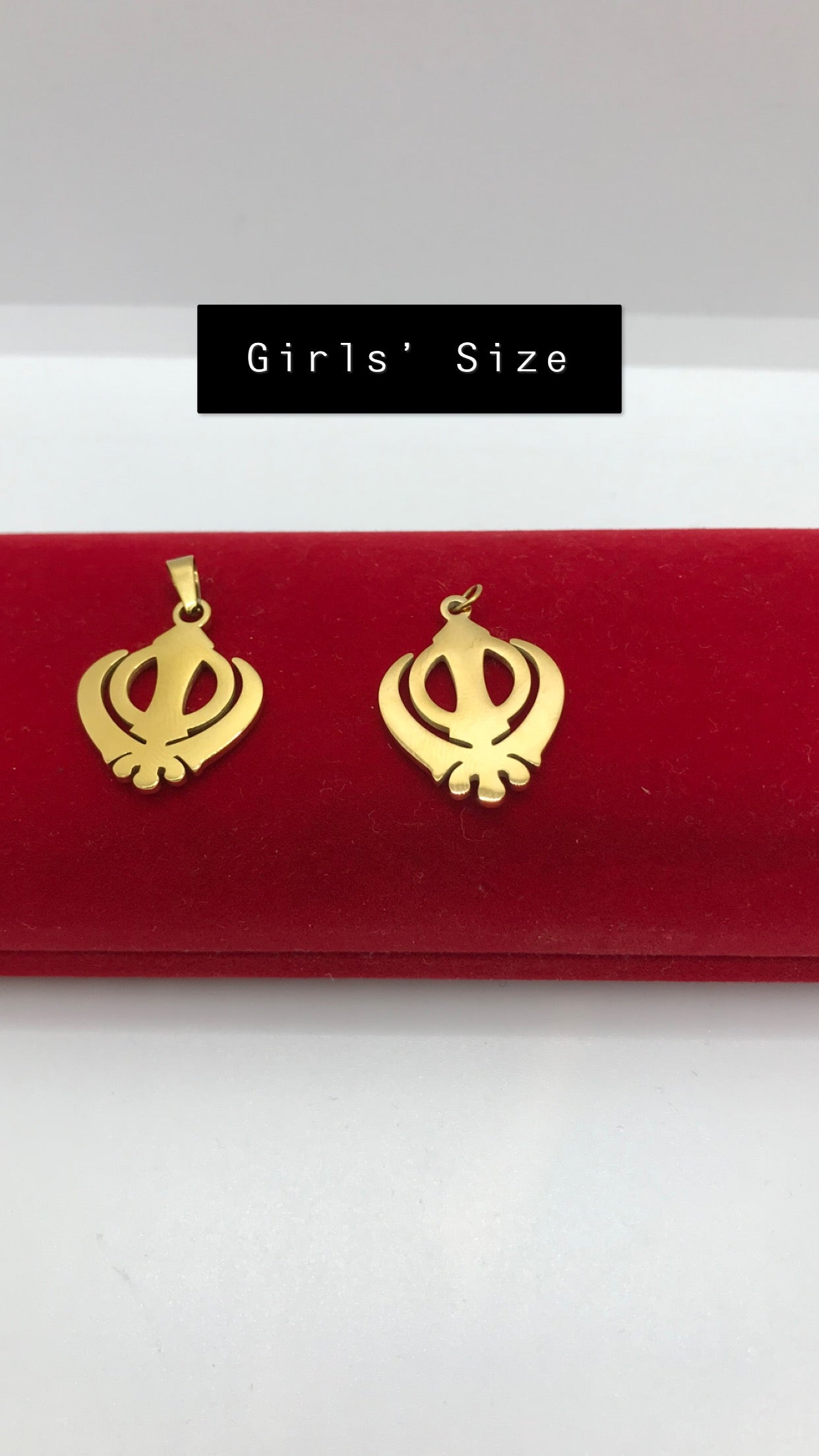 Khanda  Necklace; 18k Gold Plated