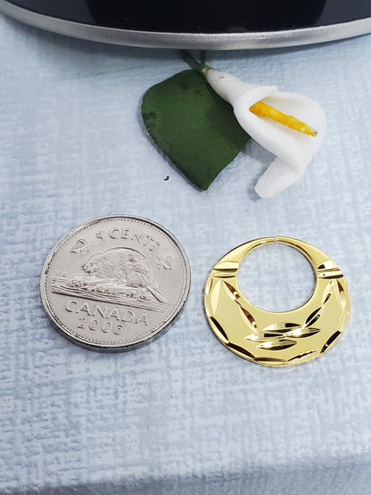 Boucles d'oreilles Nattiyan au nouveau design classique