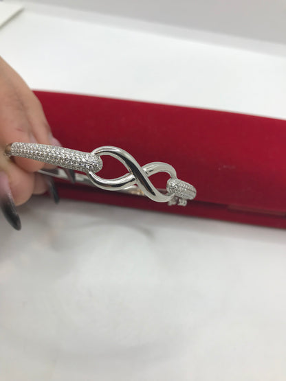 Bracelet infini ♾ en argent véritable