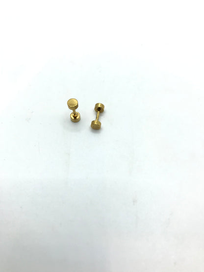 Stainless steel screw back studs(gold color)