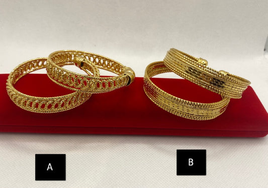 Bracelets plaqués or