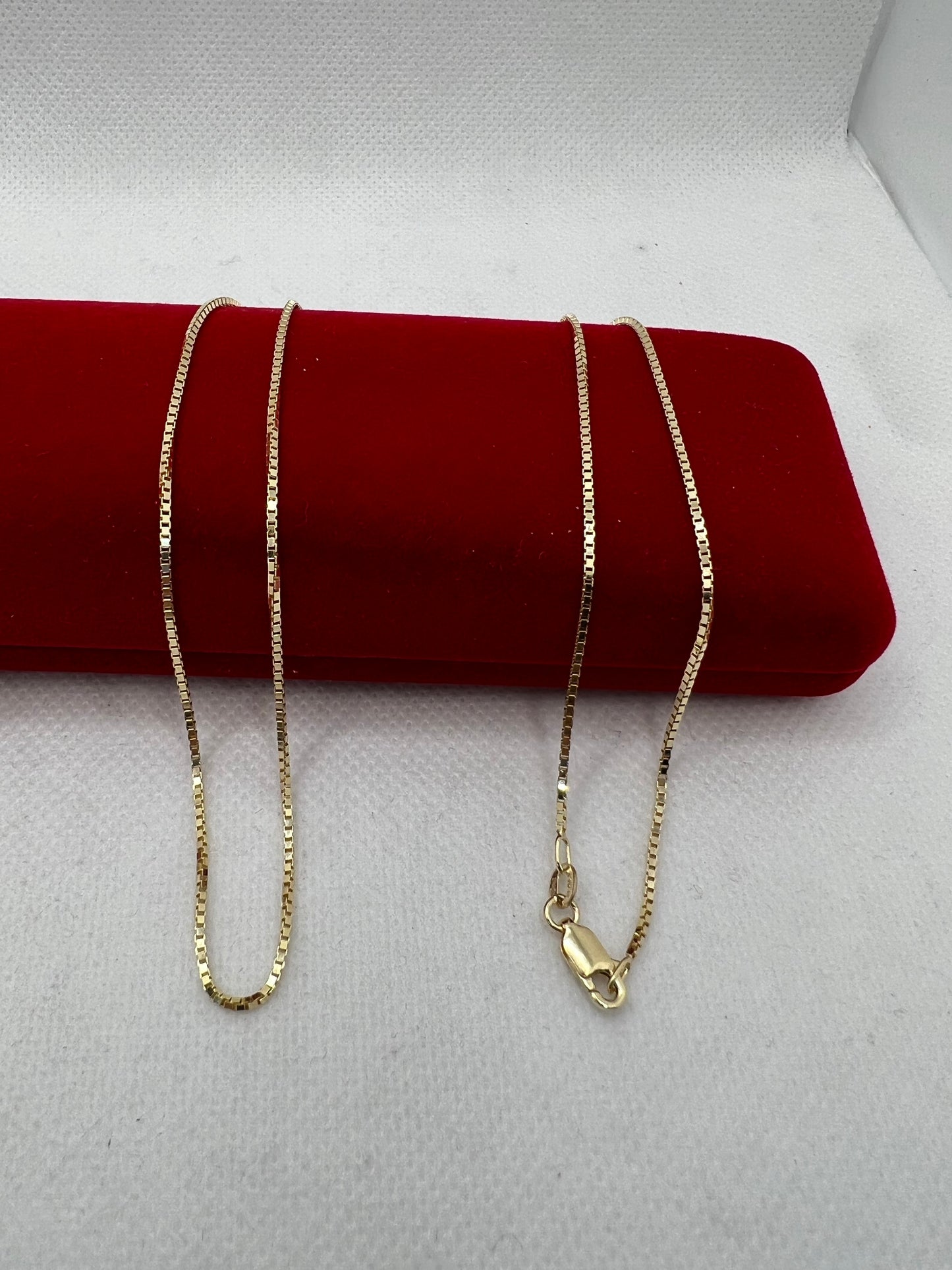 10k gold box chain