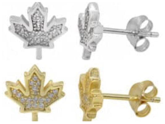 Boucles d'oreilles à tige en argent sterling 925