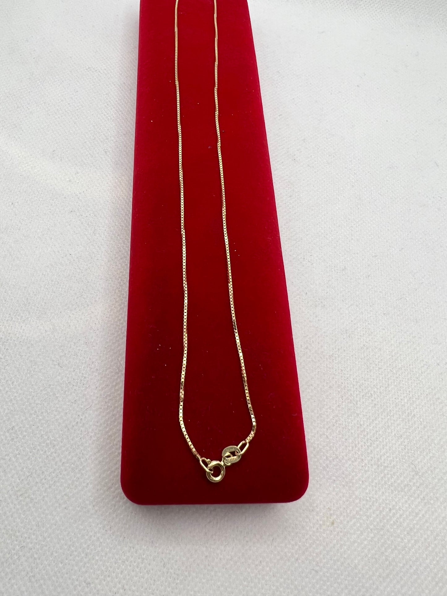 10k gold box chain