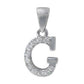 Sterling silver initial necklace