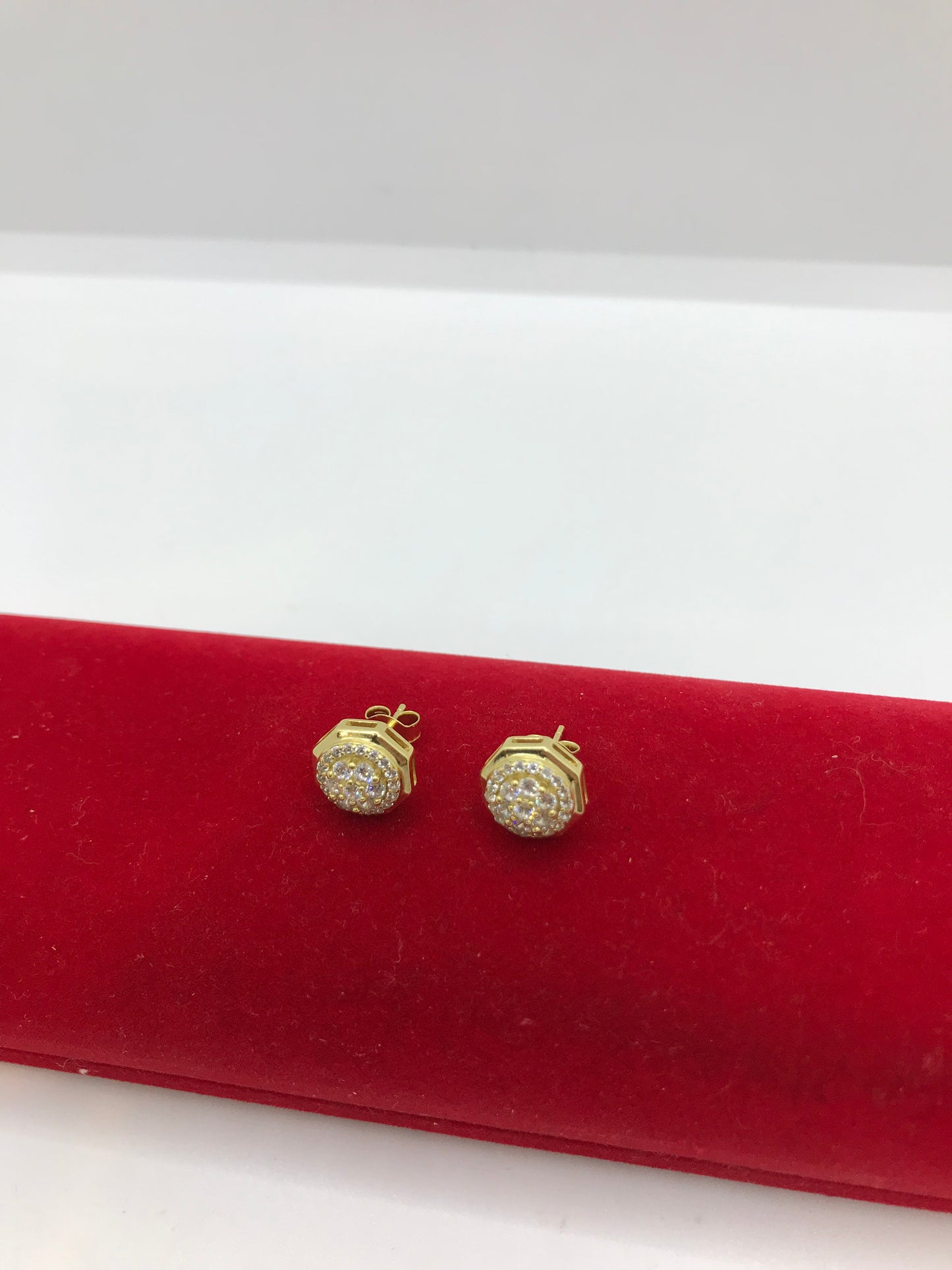 Clous d'oreilles ronds en argent sterling