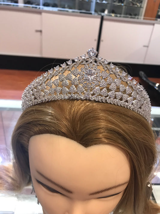 CZ stone crown