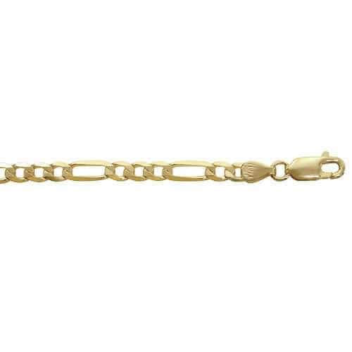 10k gold figaro chain