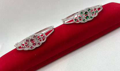 Bracelets en argent véritable