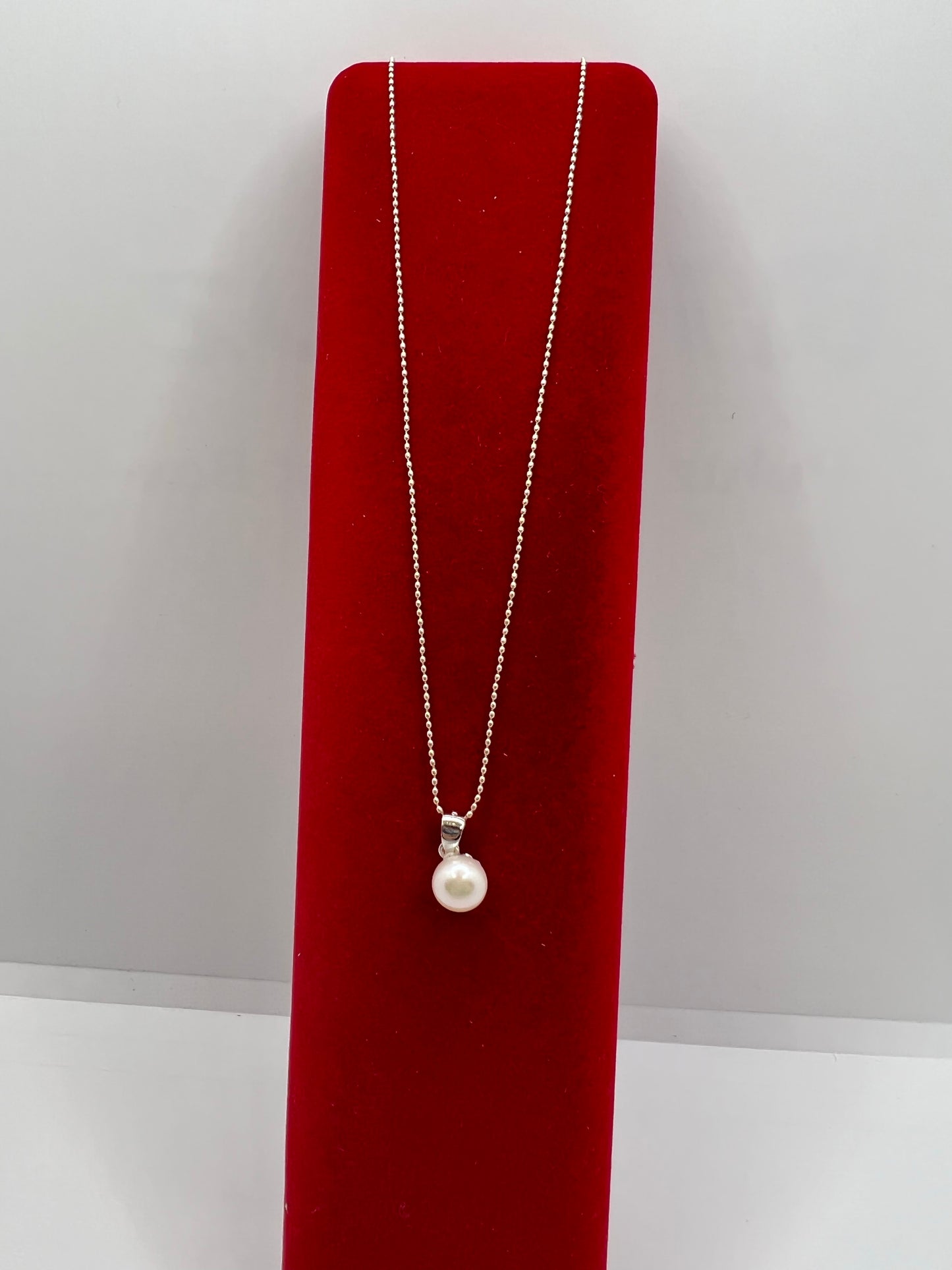 925 Sterling Silver pearl Set