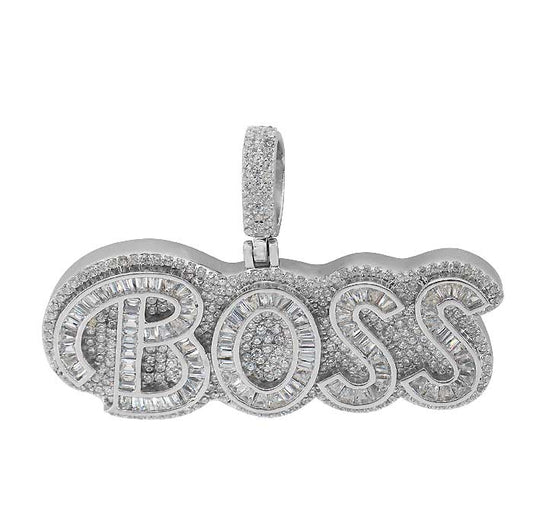 Pendentif patron en argent sterling