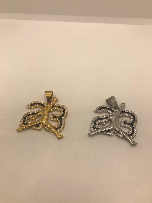 ਜੌਰਡਨ23 ਗੋਲਡ ਪਲੇਟਿਡ ਪੈਂਡੈਂਟ