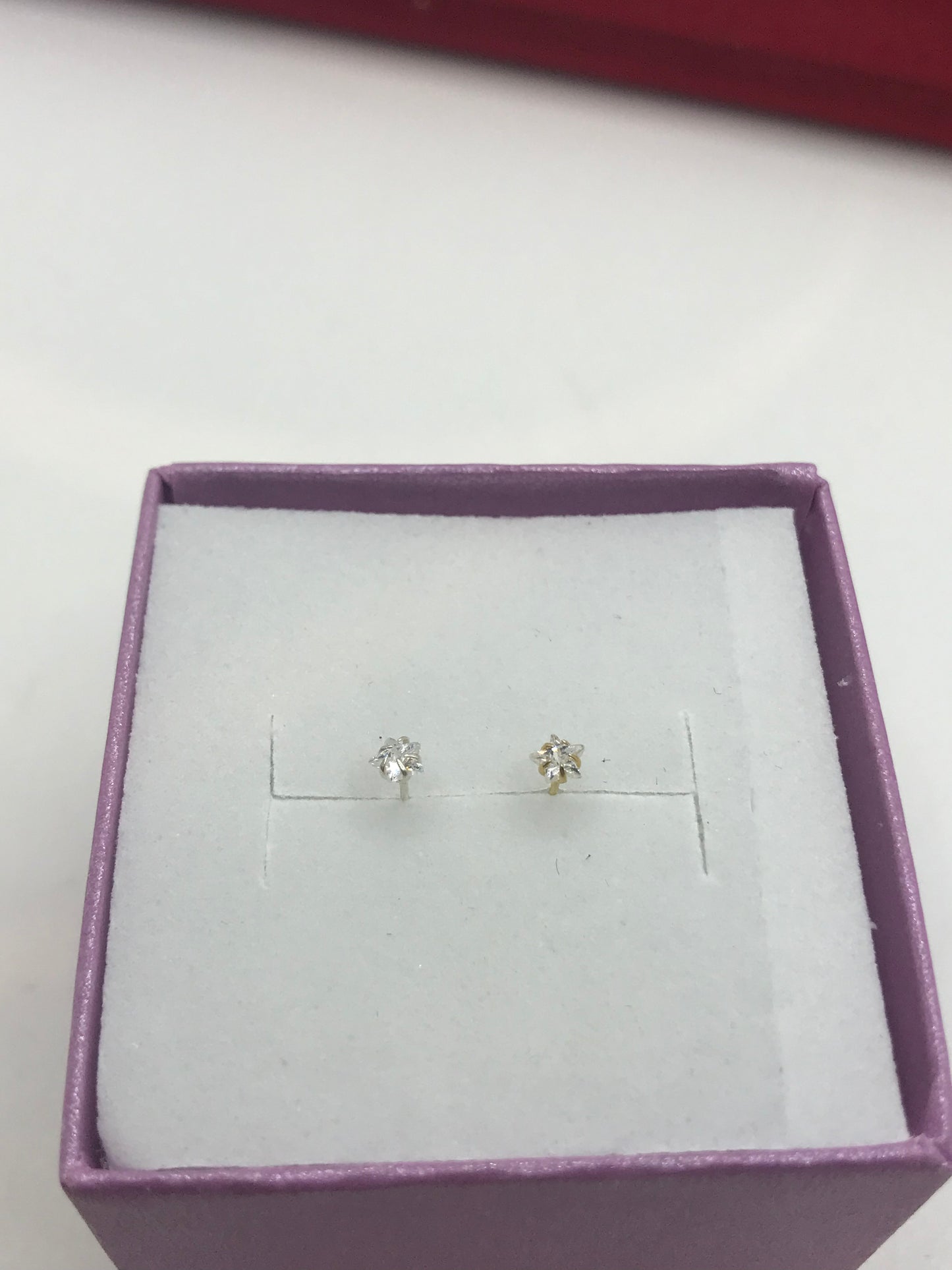 Sterling silver star nose stud