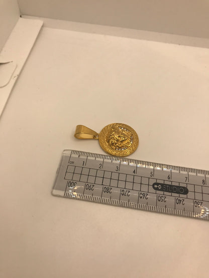 Pendentif Versace plaqué or