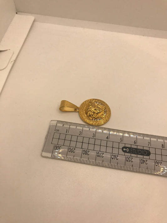 Pendentif Versace plaqué or