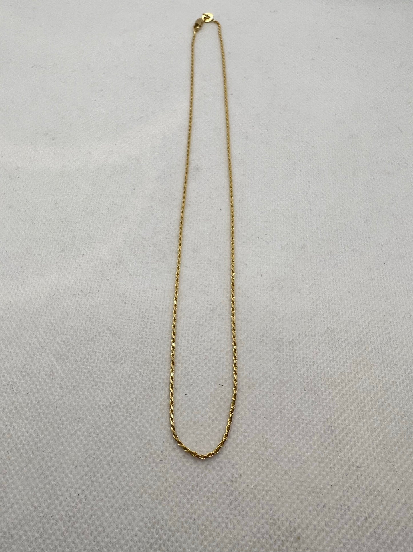10k ਸੋਨੇ ਦੀ ਰੱਸੀ ਦੀ ਚੇਨ