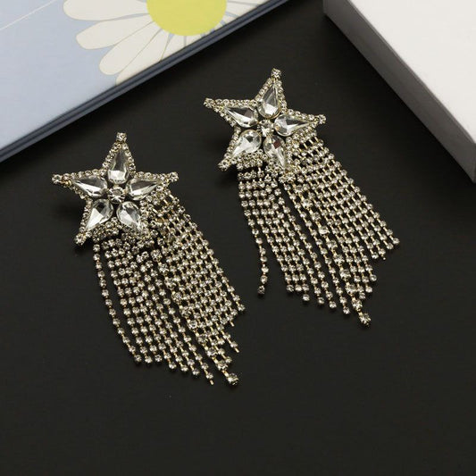 Boucles d'oreilles star de la mode