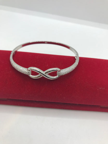 Bracelet infini ♾ en argent véritable