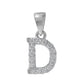 Sterling silver initial necklace