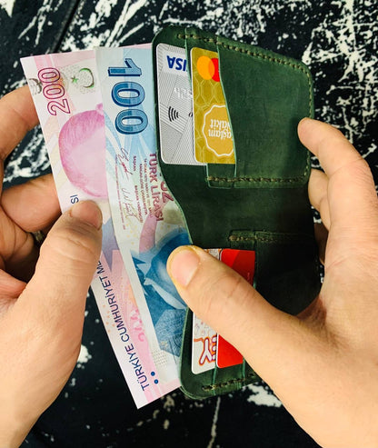 Précommande : Portefeuilles de poche en cuir pur