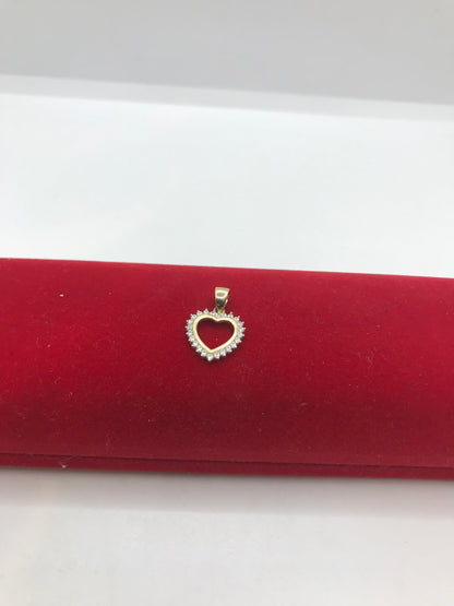 Pendentif coeur en or 10 carats