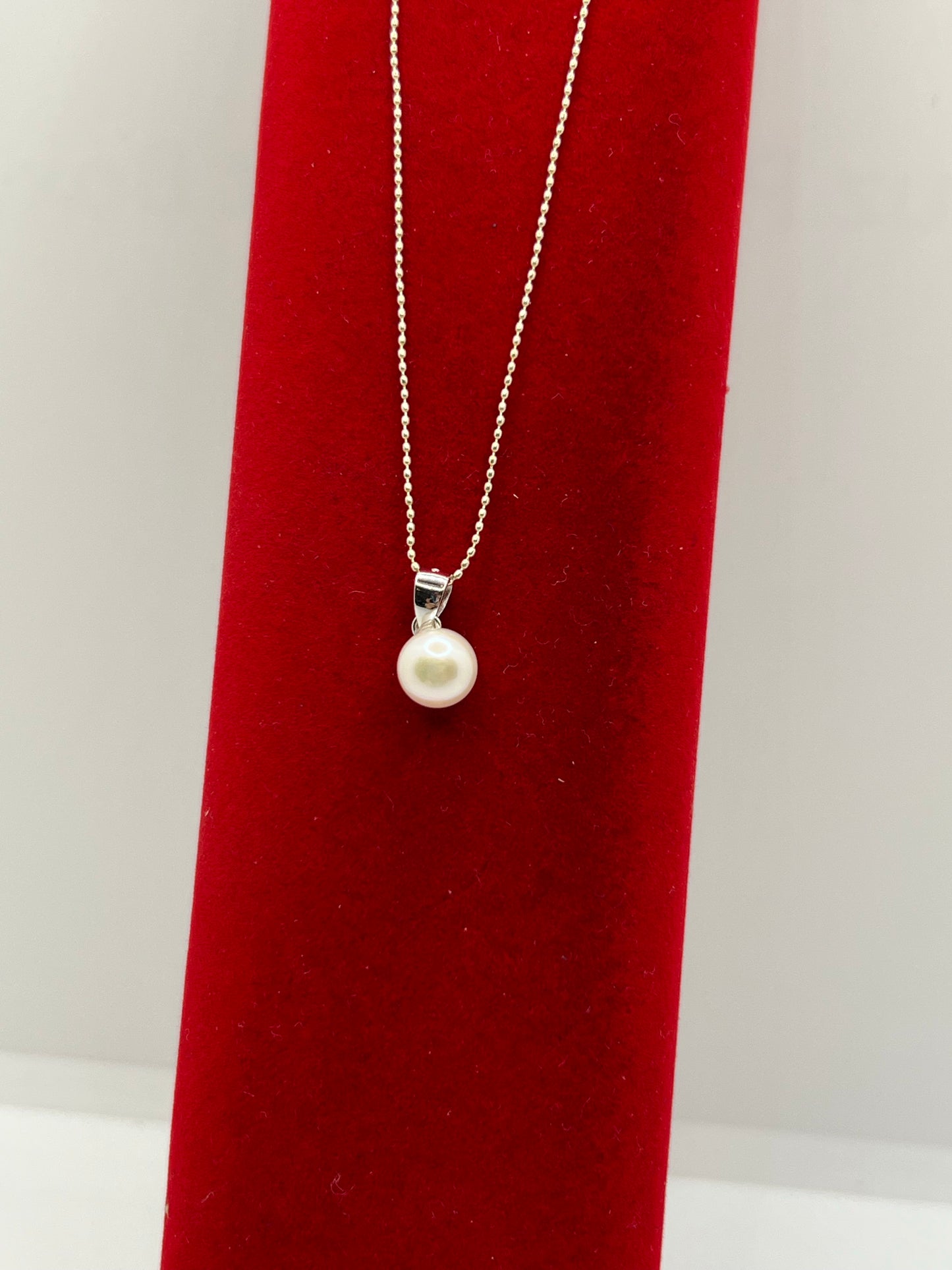 925 Sterling Silver pearl Set