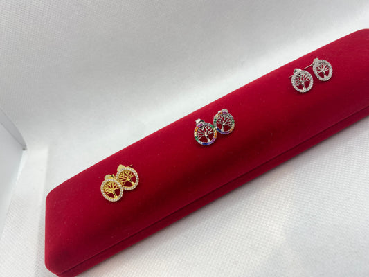 Clous d'oreilles en argent sterling 925