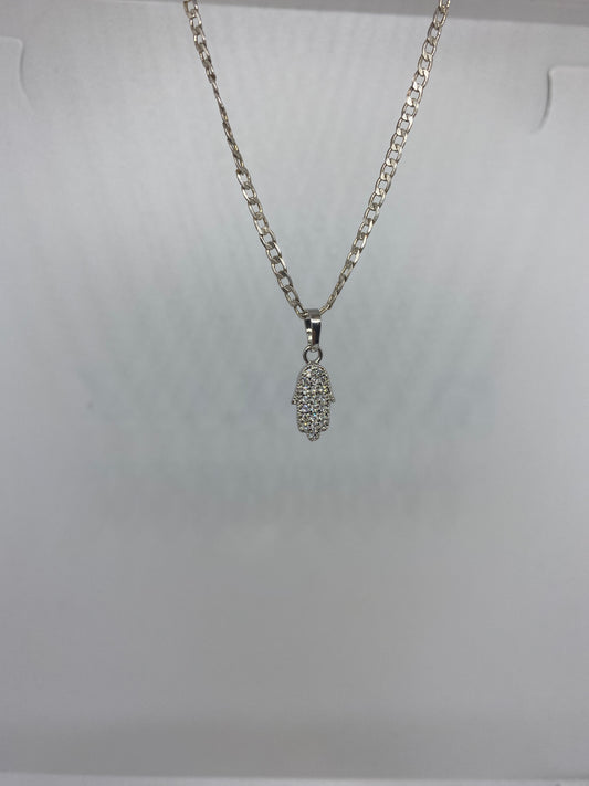 Hamsa hand necklace