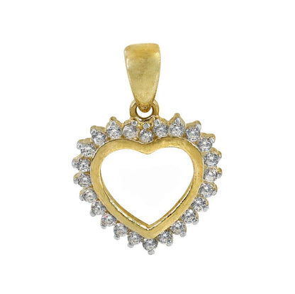 Pendentif coeur en or 10 carats