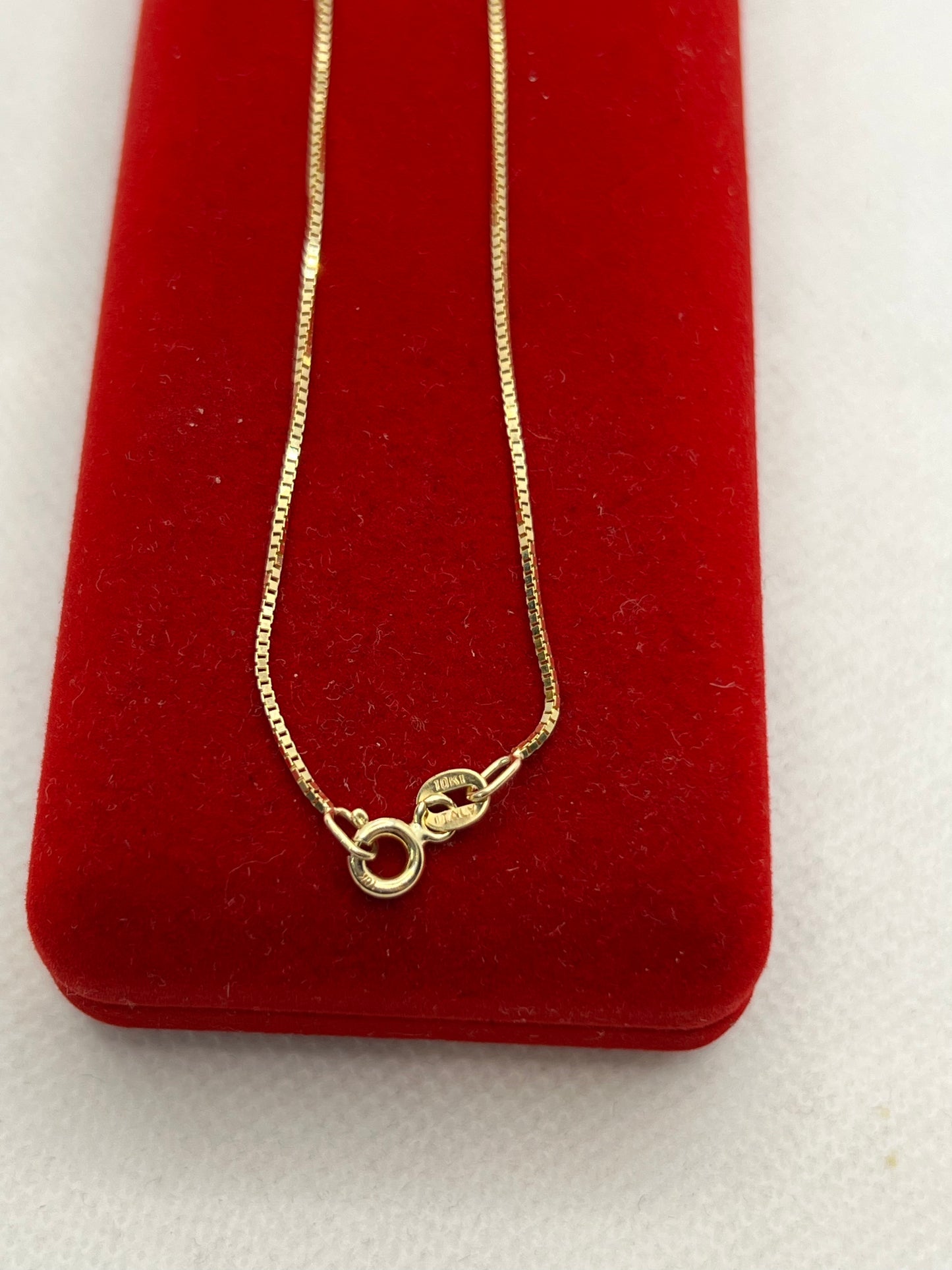 10k gold box chain