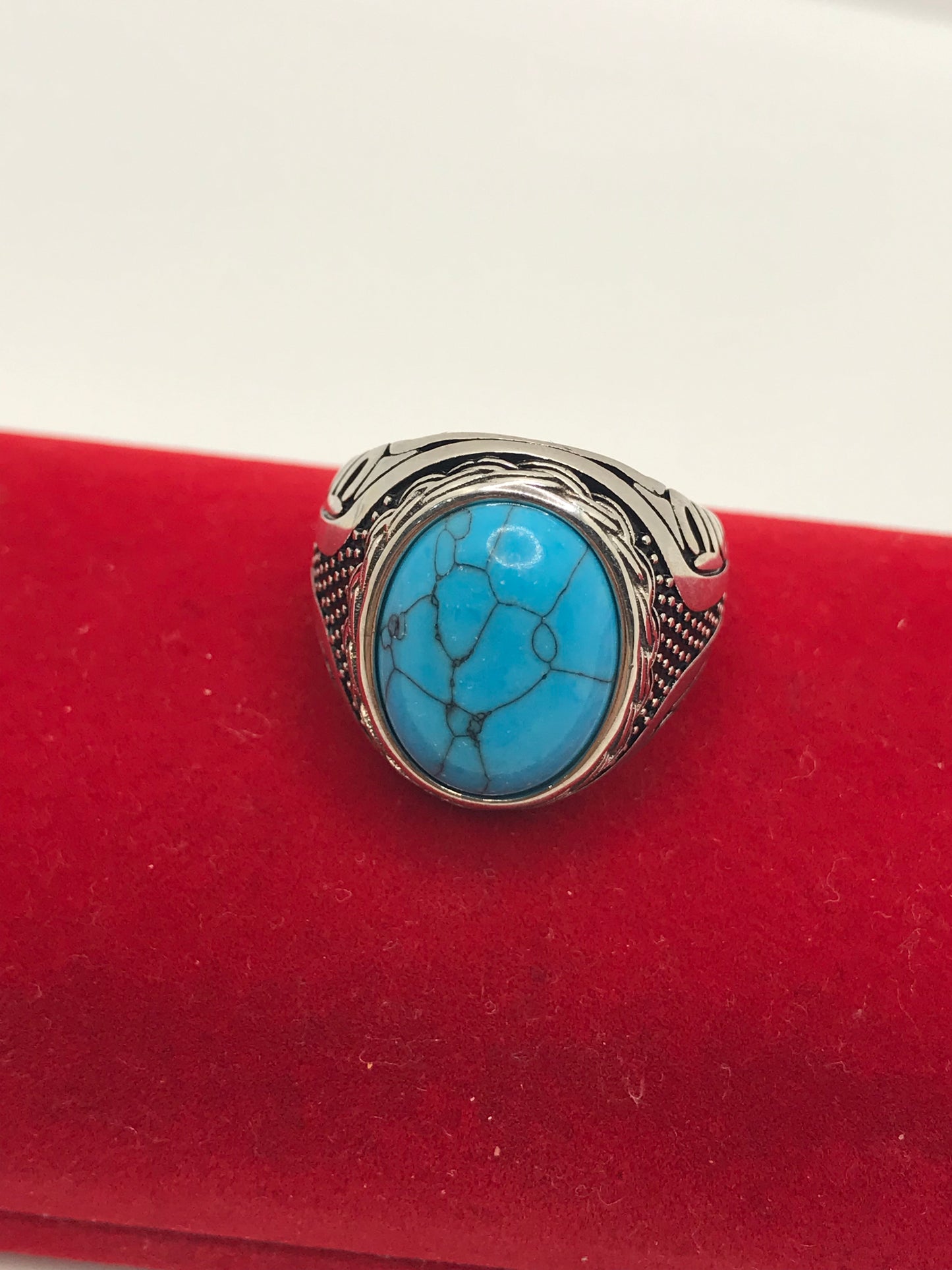 Sterling silver turquoise ring